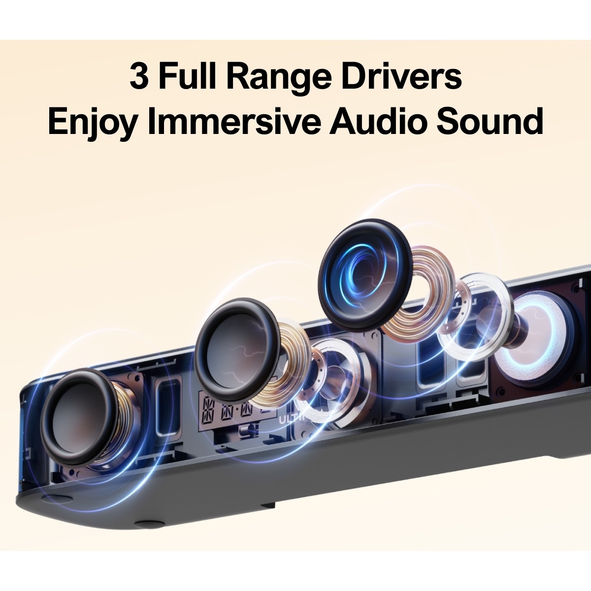 Bara de sunet 7.1 ULTIMEA Aura A40, 330W, 4 boxe surround