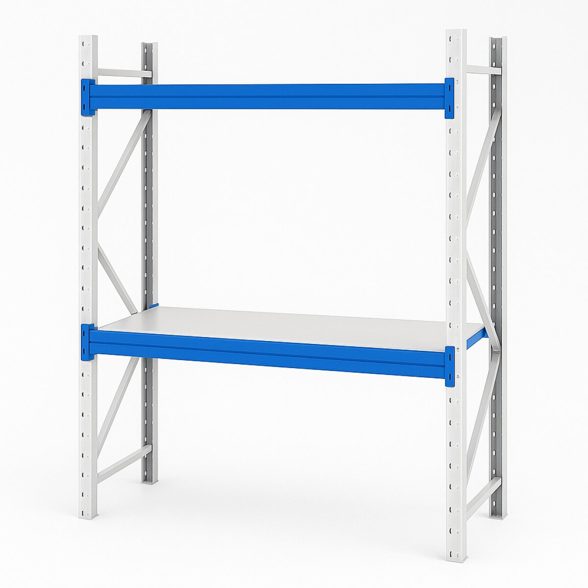 Produse Raft Raft profesional pentru depozitare L1000xl600xH2000, 400 kg, 2 niveluri ...