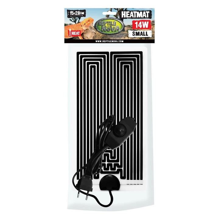 Нагревателна подложка Reptile Nova HEATMAT-R300 S, 14W, 15x28cm