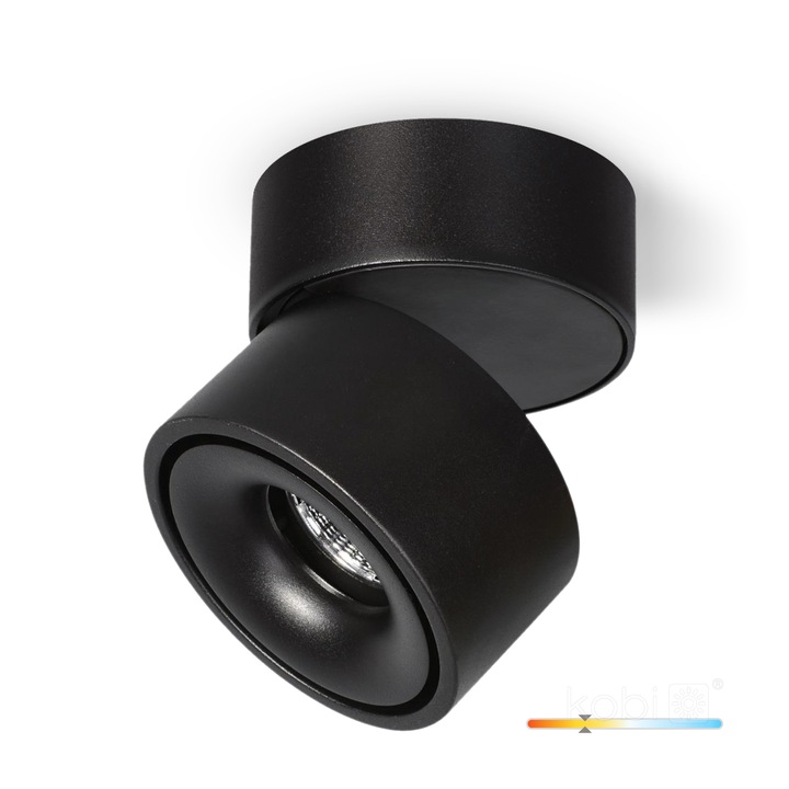 Spot KOBI LIGHT, LAHTI, 13.5W, 3000K, negru