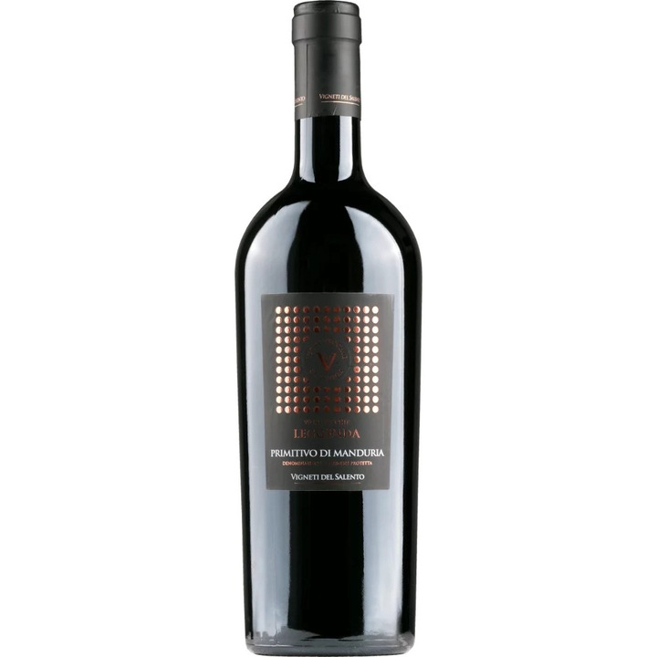 Vin Rosu Vigne Vecchie Leggenda, Primitivo di Manduria, Vigneti del Salento, Sec, 0.75l