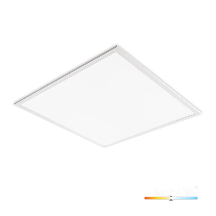 LED панел NELIO G2, 36W, 60x60см, 4000K, ултратънък, алуминий, DALI, комплект