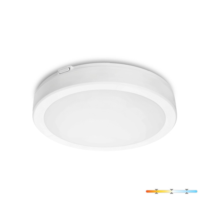 LED плафон KOBI LIGHT NAIROS G2 18W, бял, 3000/4000/6500K, 120°