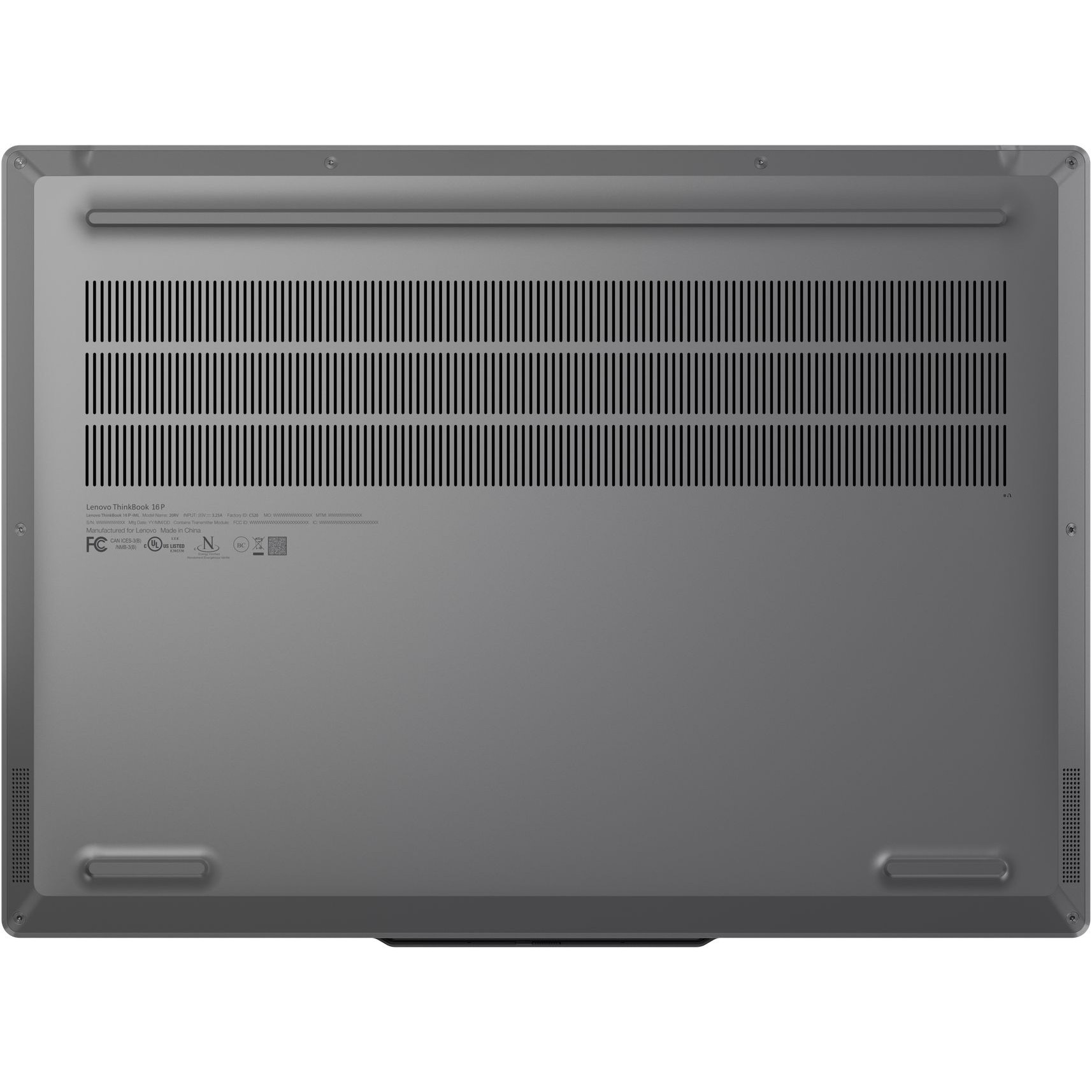 Laptop Lenovo ThinkBook 16p G6 ADR, 16" WQXGA 2650x1600 IPS 165Hz, AMD Ryzen 9 8940HX 16-core, 32 GB DDR5, 512 GB SSD m2 PCIe, 1TB SSD m2 PCIe, NVIDIA GeForce RTX 5060 8GB GDDR7, Windows 11 Pro, Aluminium Case 2.15 kg Luna Grey