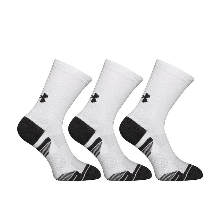 Комплект от 3 чифта чорапи Under Armour Performance Tech JR момчета, Бял