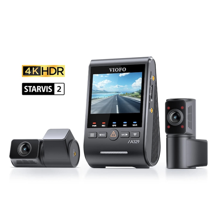 Camera auto DVR VIOFO-A329S-3CH -4К