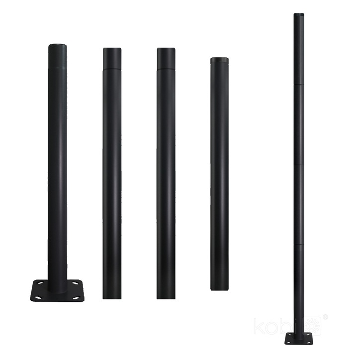 Stalp BASE SG 4m x 60mm, Kobi, material de calitate, conform normelor CE si ROHS