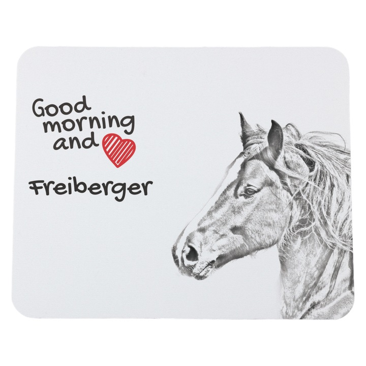 Art-Dog - set de 2 suporturi pentru mouse personalizate cu animale, 23x19cm, poliester