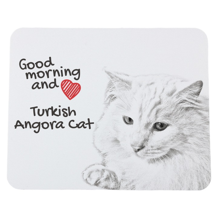 Персонализиран мауспад Art-Dog, щампа с котка, 23x19см, 3мм дебелина