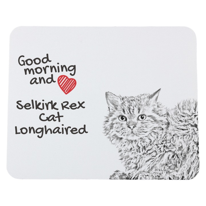 Персонализиран мауспад Art-Dog, дизайн с кучета, котки и коне, 23x19см, 3мм дебелина