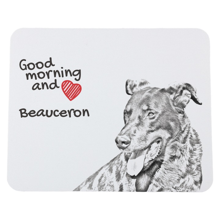 Mousepad personalizat cu caini, Art-Dog, 23x19cm, poliester, 3mm grosime