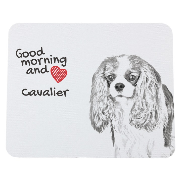 Mousepad personalizat cu caini, Art-Dog, 23x19cm, poliester, 3mm grosime