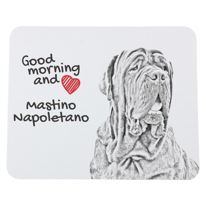Персонализиран мауспад с кучета, Art-Dog, 23x19см, полиестер, 3мм дебелина