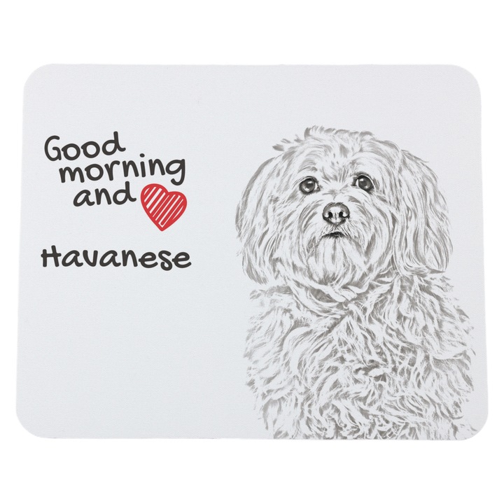 Mousepad personalizat cu caini, Art-Dog, 23x19cm, 3mm, poliester