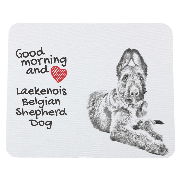 Персонализиран мауспад с кучета, котки и коне, Art-Dog, 23x19см, полиестер, 3мм дебелина