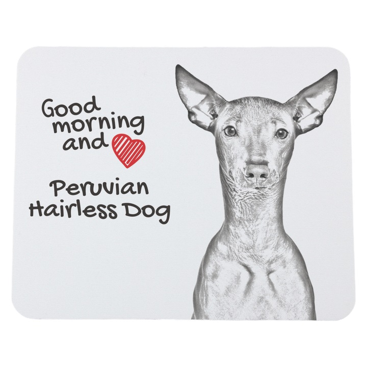 Mousepad personalizat Art-Dog, design cu caini, 23x19cm, grosime 3mm, poliester