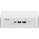 Мини компютър Asus NUC 15pro+ Stylish Kit/RNUC15CRSU900002, Intel® Core™ Ultra 9 285H до 5.4GHz, Без RAM, Без хранилище, Intel® Arc™ graphics, No OS, Eu cord, White