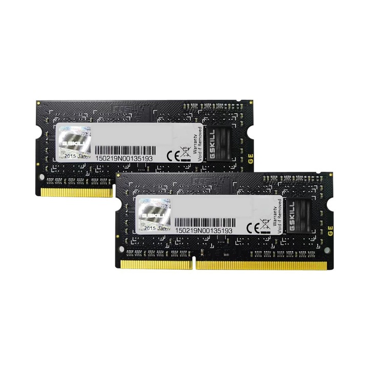 Memorie Notebook G.SKILL 16GB DDR3 1600MHz Set (2x8GB) SODIMM Negru