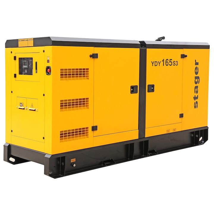 Stager YDSD165S3 Generator insonorizat 165kVA, 217A, 1500rpm, trifazat, diesel