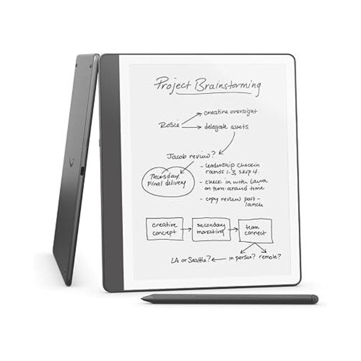 Електронна книга Amazon Kindle Scribe 2024 32GB, сива, с писалка