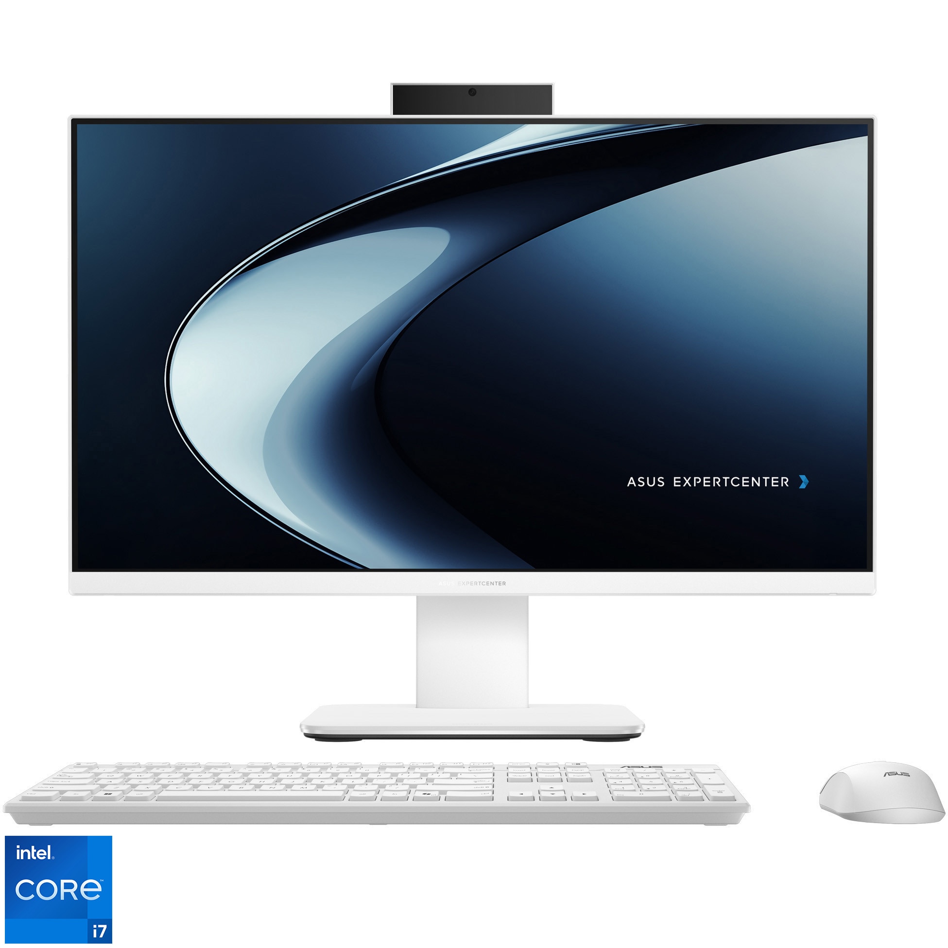 Sistem All in One ASUS P440VAK cu procesor Intel® Core™ i7-13620H pana la 4.9GHz, 23.8'', Full HD, 100Hz, 16GB DDR5 RAM, 1TB SSD, Intel® UHD Graphics, No OS, White,