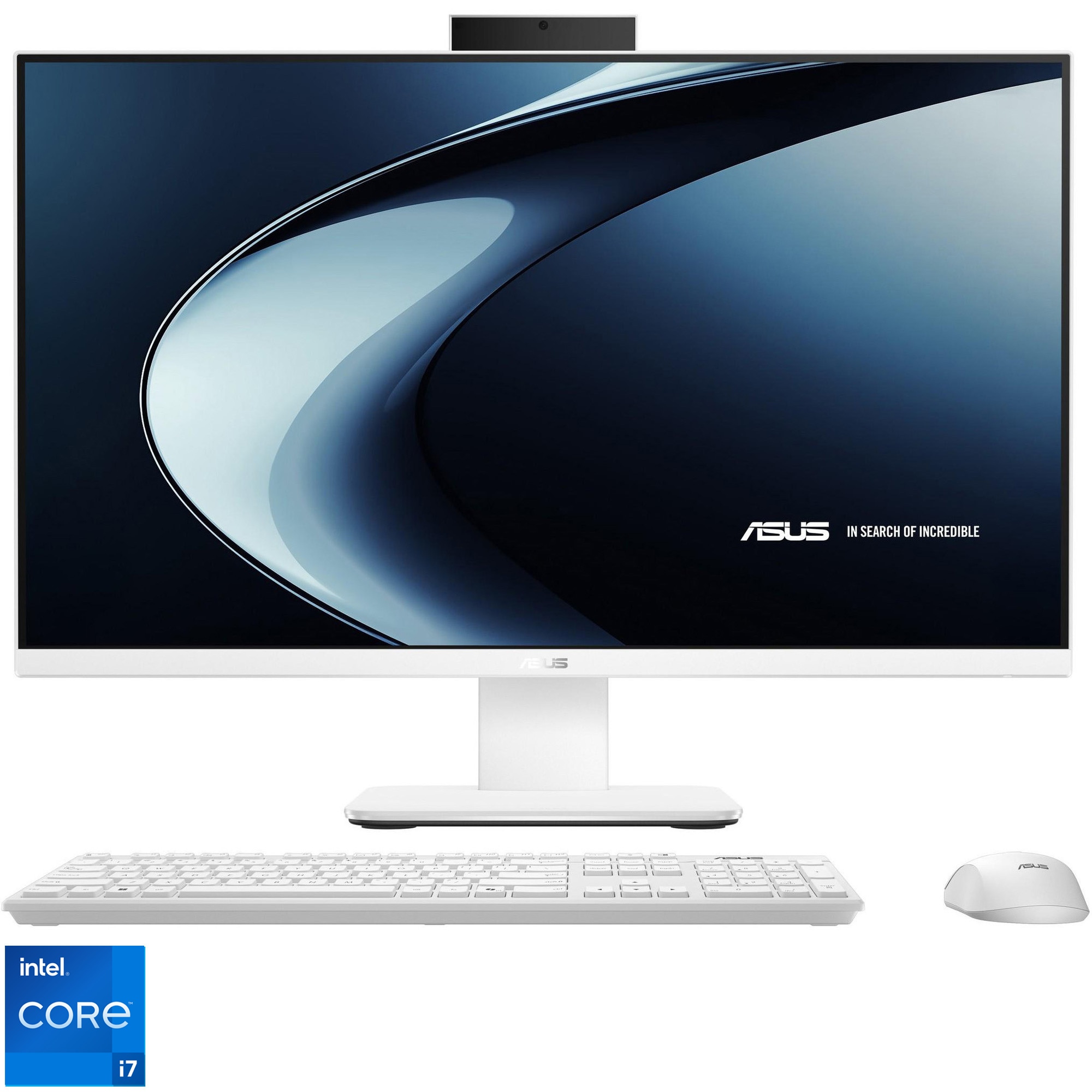 Sistem All in One ASUS V470VAK cu procesor Intel® Core™ i7-13620H pana la 4.9GHz, 27'', Full HD, 100Hz, 16GB DDR5, 1TB SSD, Intel® UHD Graphics, No OS, White