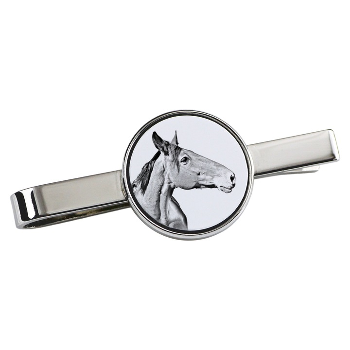 Clipsa cravata personalizata cu cal, Art-Dog, metal, 5x2cm