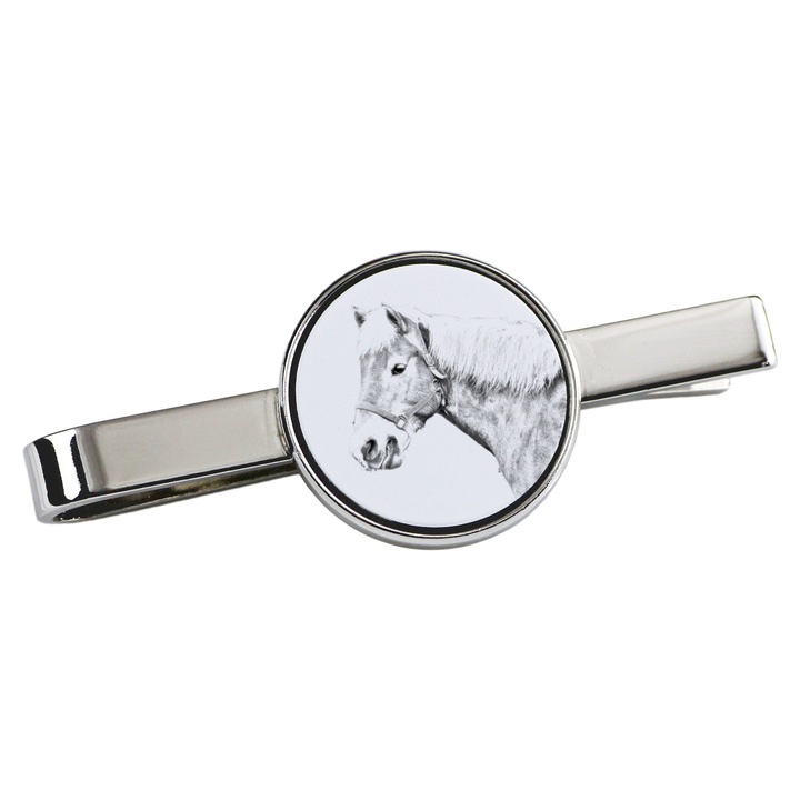 Clipsa cravata personalizata cu cal, Art-Dog, metal, 5x2cm