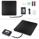 Cantar electronic platforma, Suness, 200KG, 10g, kg/lb/oz, 30.7*30.7*2.5cm, Usor si portabil, Functia de tara, afisaj LED, doua moduri de alimentare, negru