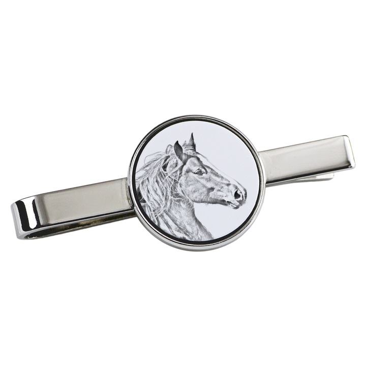 Clema cravata personalizata, Art-Dog, grafica cal, metal, 5x2cm