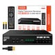 Tuner TV Digital Zenwire® DVB-T2 H.265 HEVC, Full HD 1080p, PVR & Timeshift prin USB, HDMI + SCART, Compatibil MUX1–MUX8, EPG, Teletekst, Dolby Digital E-AC3, Odturare Multimedia, Negru, 145×63×20 mm, Compact & Universal