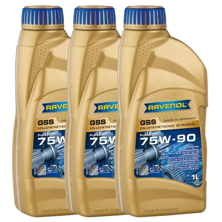 Pachet 3 litri ulei transmisie Ravenol GSS 75W90