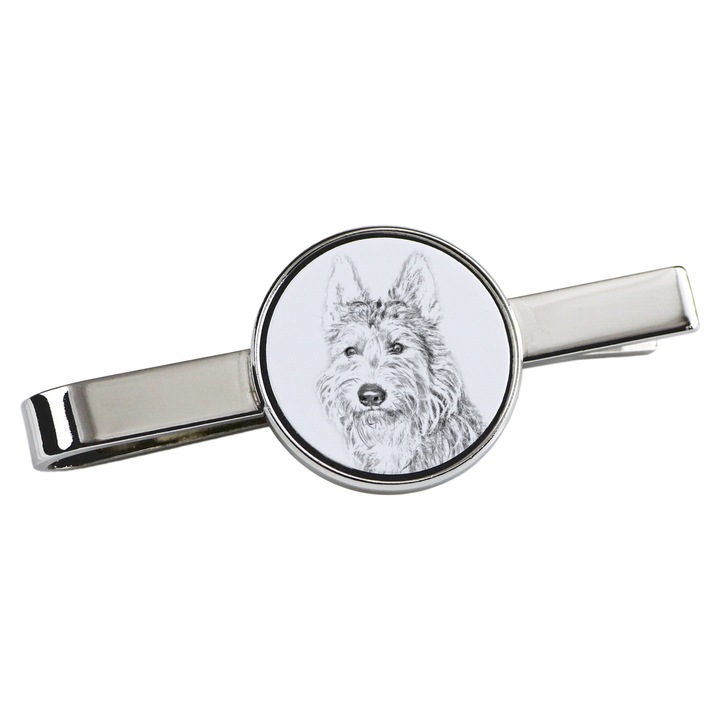 Személyre szabott kutyás nyakkendőtű, Art-Dog, 5x2cm, fém