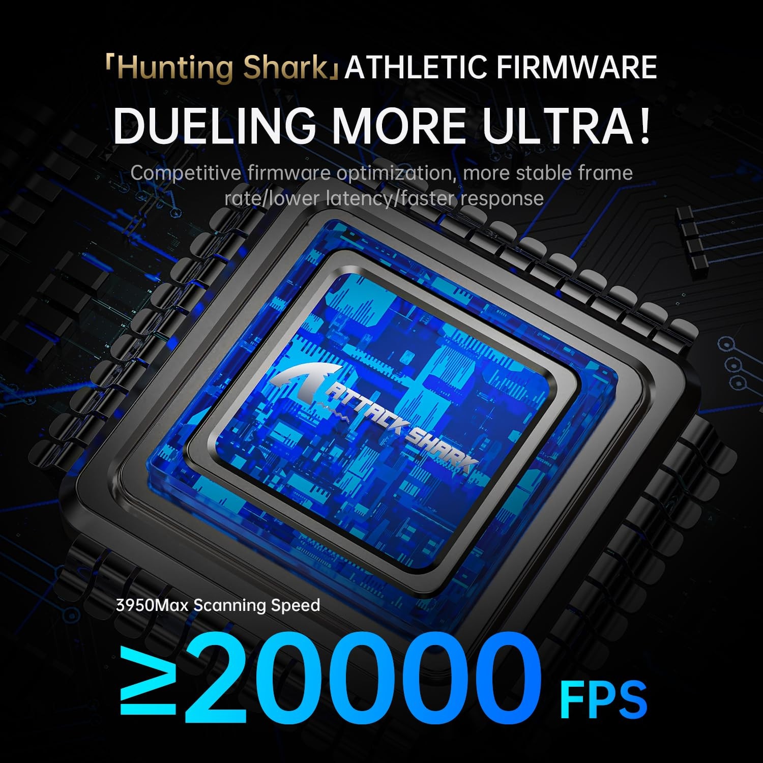 Mouse de gaming wireless ATTACK SHARK® X8 Ultra, 42.000 DPI, 8.000