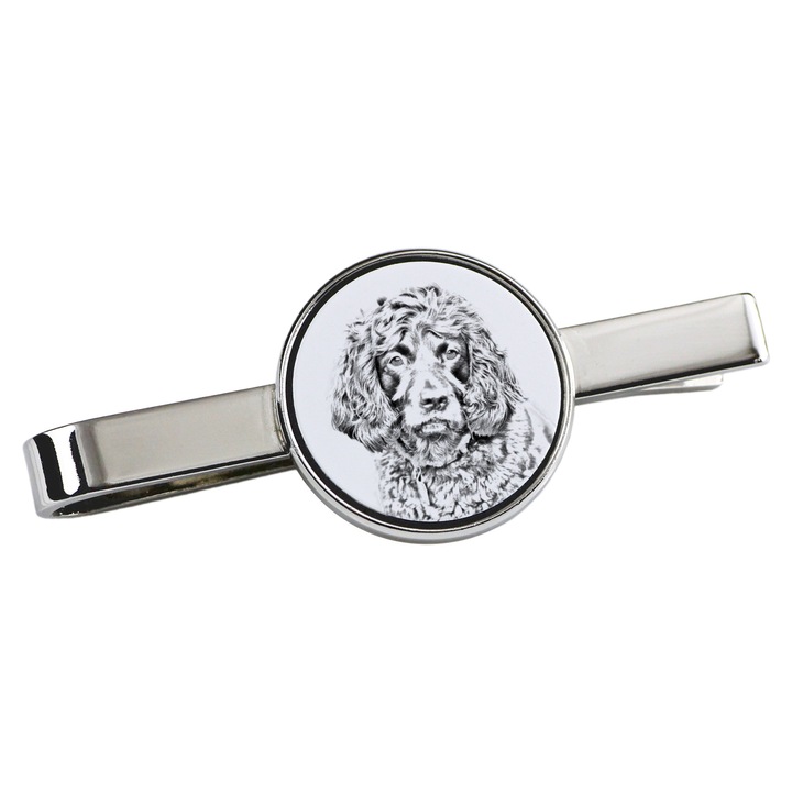 Nyakkendőtű kutyával, Art-Dog, fém, 5x2cm