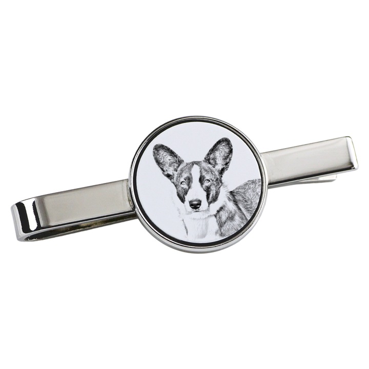 Személyre szabott kutyás nyakkendőtű, Art-Dog, 5x2cm, fém