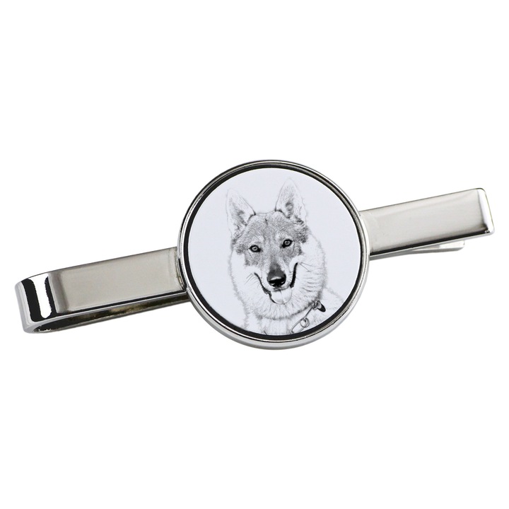 Személyre szabott kutyás nyakkendőtű, Art-Dog, 5x2cm, fém