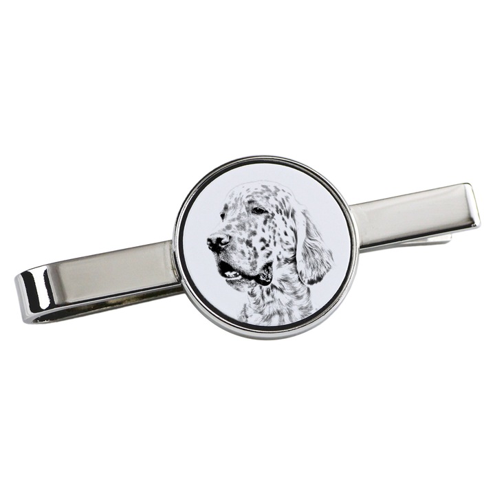 Személyre szabott kutyás nyakkendőtű, Art-Dog, fém, 5x2cm