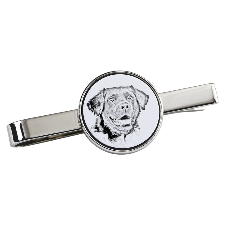 Személyre szabott kutya nyakkendőtű, Art-Dog, 5x2cm, fém