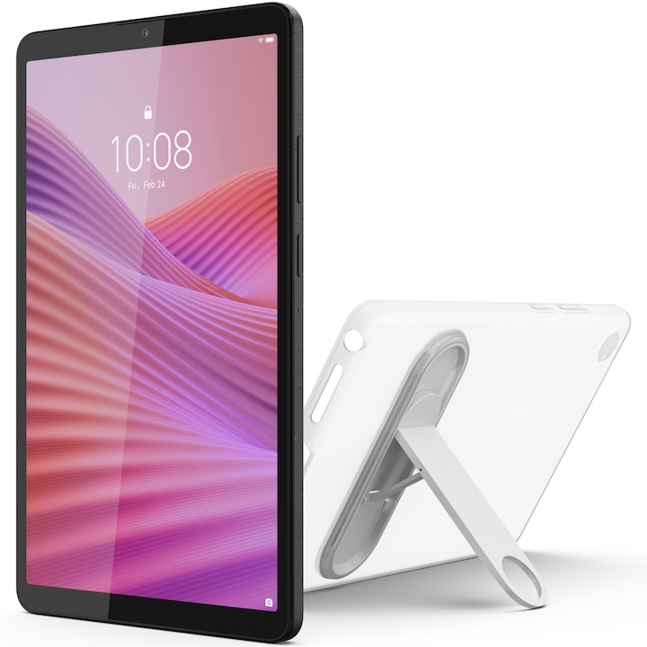 Tableta Lenovo Tab One, Octa-Core, 8.7" HD (1340x800) IPS, 4GB RAM, 128GB, WiFi, Luna Grey + Husa