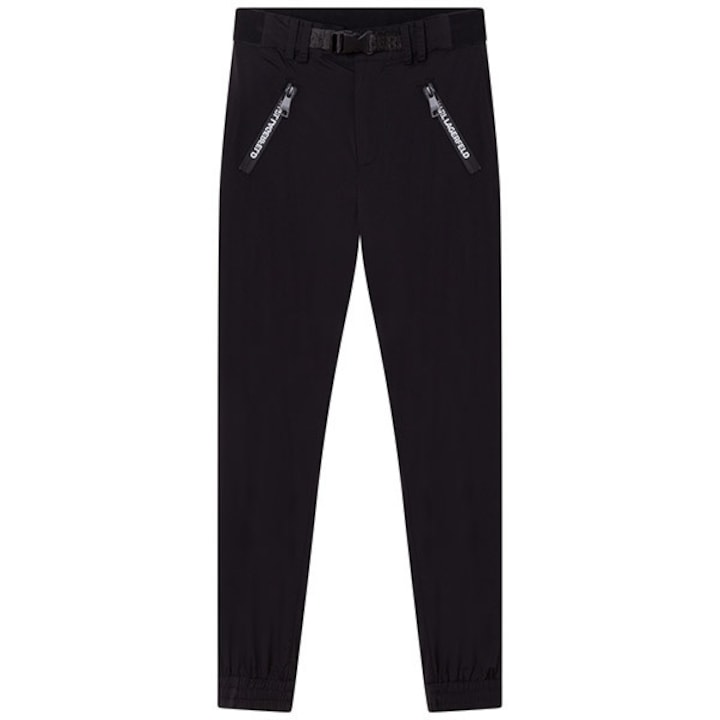 Gyermek nadrág, KARL LAGERFELD KIDS, fekete, 10 év, 145 cm, poliészter