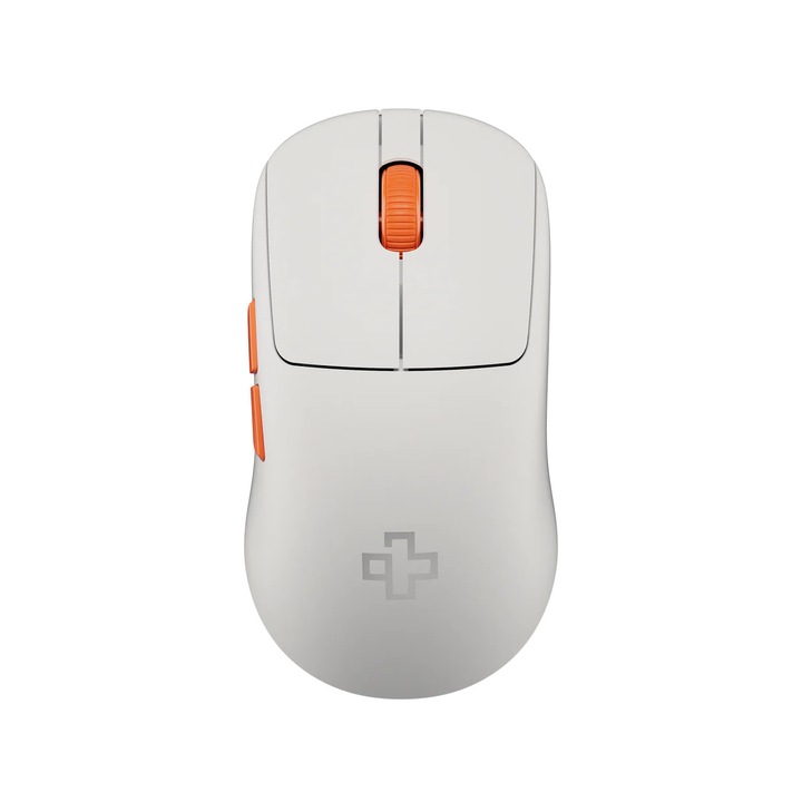 Mouse Gaming QwertyKey Falcon Alb 8K, 30.000 DPI, Bluetooth Wireless Trio Mode, Pixart 3950