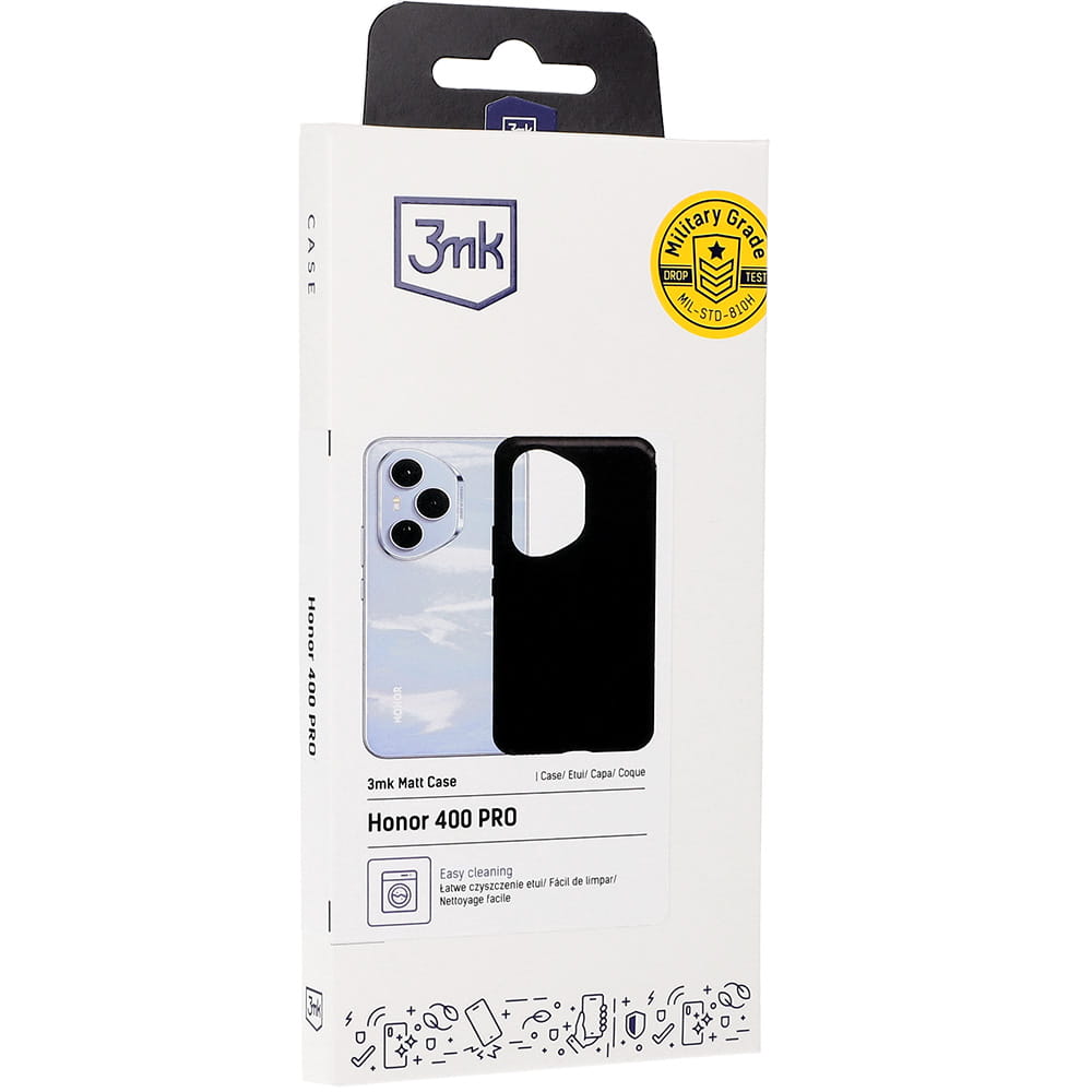 Husa, 3mk Matt Case pentru Honor 400 Pro, Negru