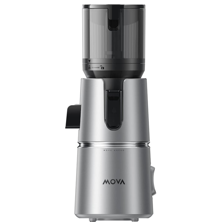 MOVA SJ10 бавна сокоизстисквачка със система за пресоване на плодове, Сребрист