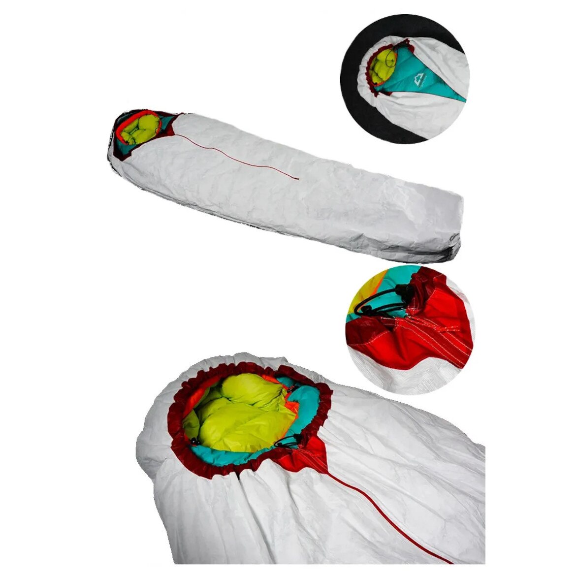 Plachta biwakowa 3F UL Gear Tyvek Bivy Full Zipper, impermeabila