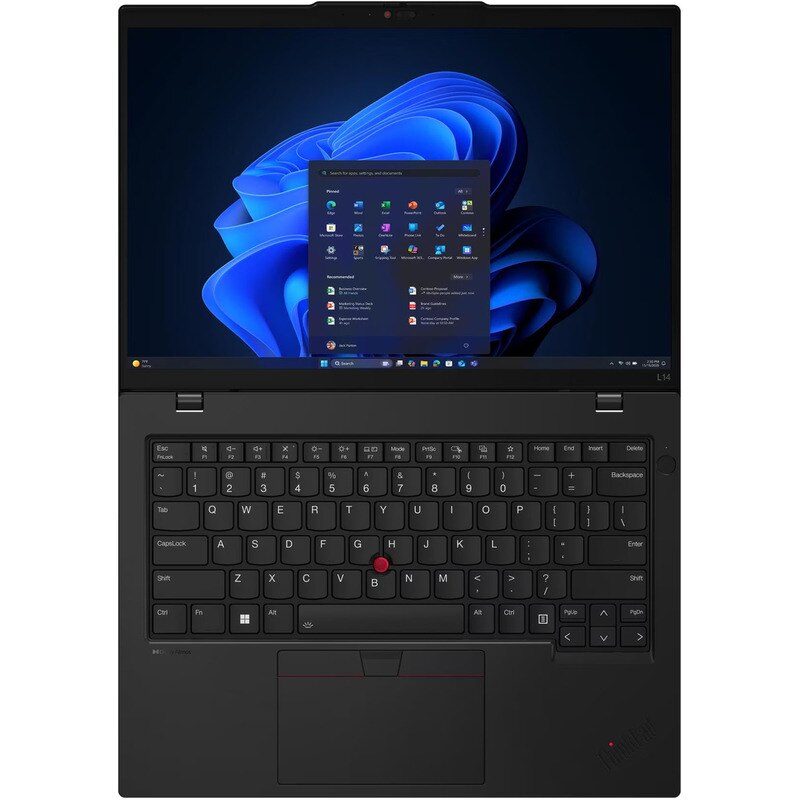 Laptop Lenovo ThinkPad L14 Gen 6 Procesor Intel® Core™ Ultra 7 255U 12M Cache, up to 5.20 GHz, 14" WUXGA, 16GB DDR5, 512GB SSD, Intel Graphics, Windows 11 Pro, Negru