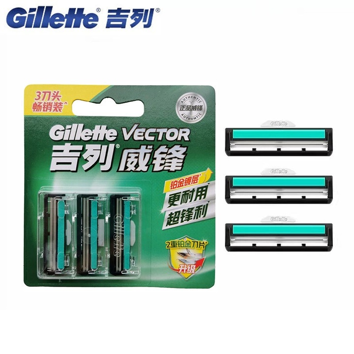 Gillette borotvafej, 3 pengés szett, ultra vékony, hidratálócsík jelző