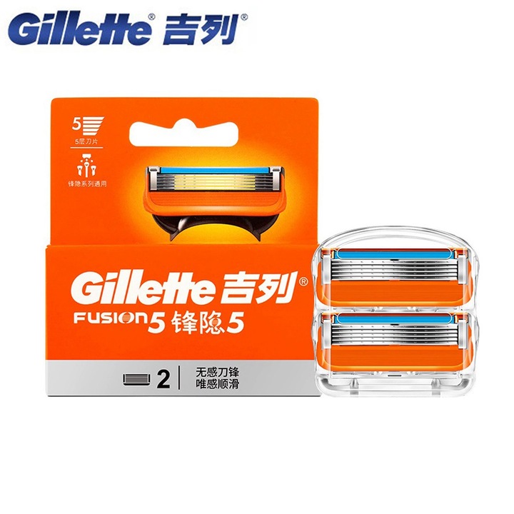 Gillette borotvafej, Fengyin 5-ös széria, 2 pengés, ultravékony, könnyed szőrtelenítéshez
