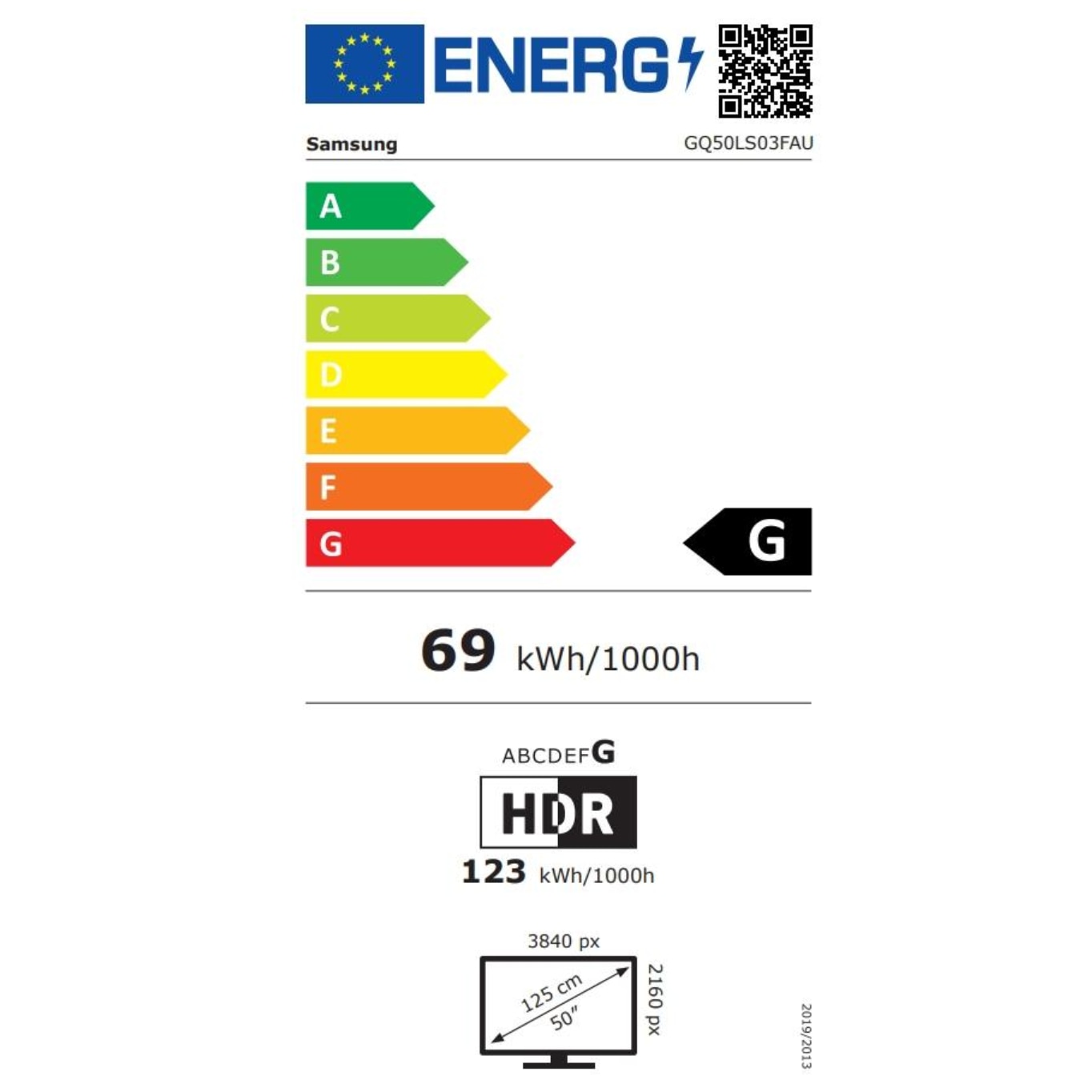 Televizor QLED Samsung GQ50LS03FAUXZG, 125 cm, 4K UHD, HDR, Smart TV, Control vocal (Bixby, Google Assistant)