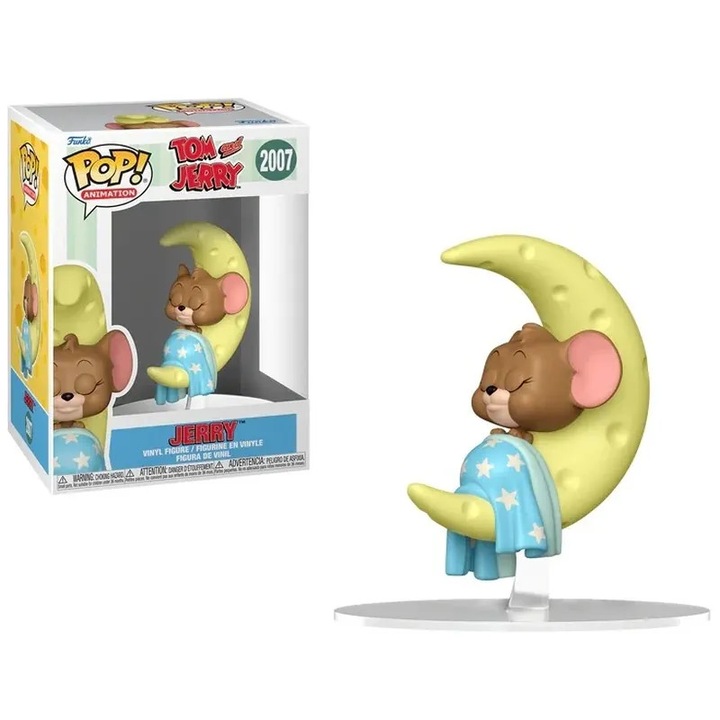 Gyűjthető figura Jerry Nap, Funko POP! Tom & Jerry, PVC, barna, #2007